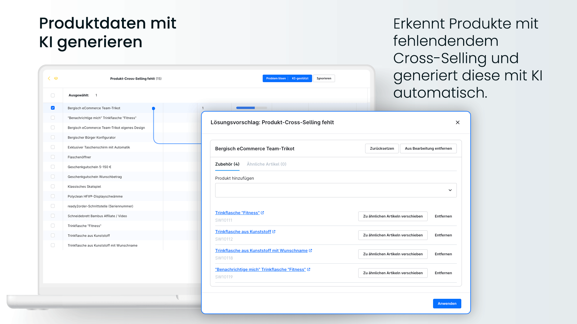 ShopAgent generiert mit KI passende Cross-Selling-Produkte